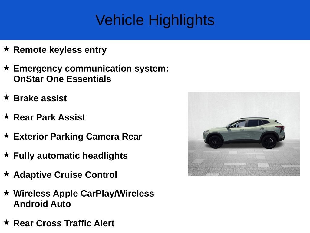 New 2026 Chevrolet Trax ACTIV w/ Driver Confidence Package FWD image 3