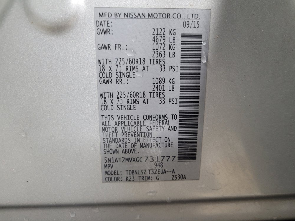 Used 2016 Nissan Rogue SL w/ SL Premium Package image 33