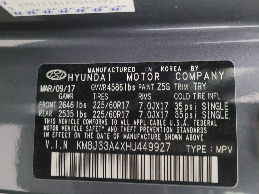 Used 2017 Hyundai Tucson SE Plus w/ Cargo Package FWD image 33