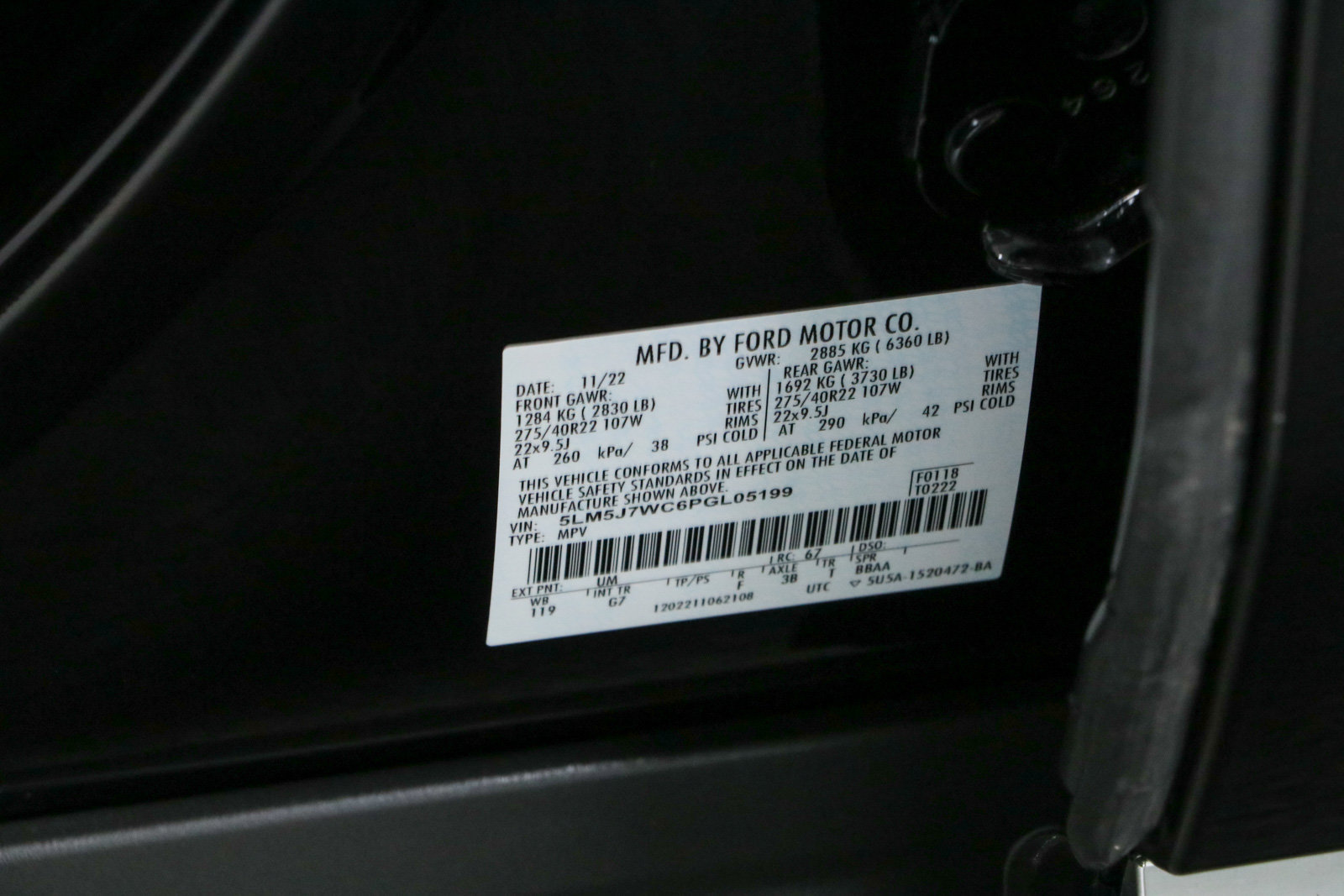 Used 2023 Lincoln Aviator Reserve w/ Equipment Group 201A RWD image 35