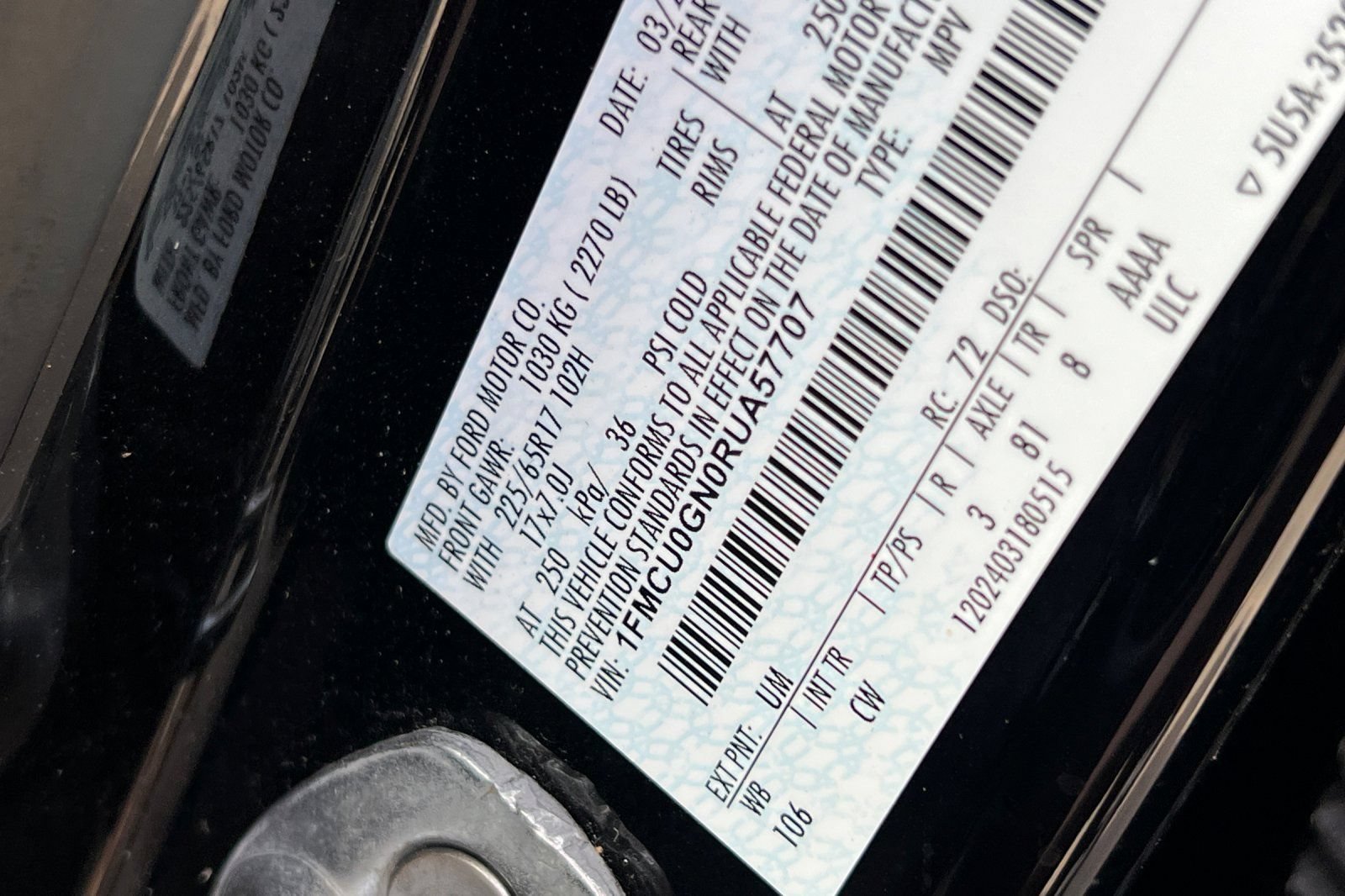 Used 2024 Ford Escape Active FWD image 51