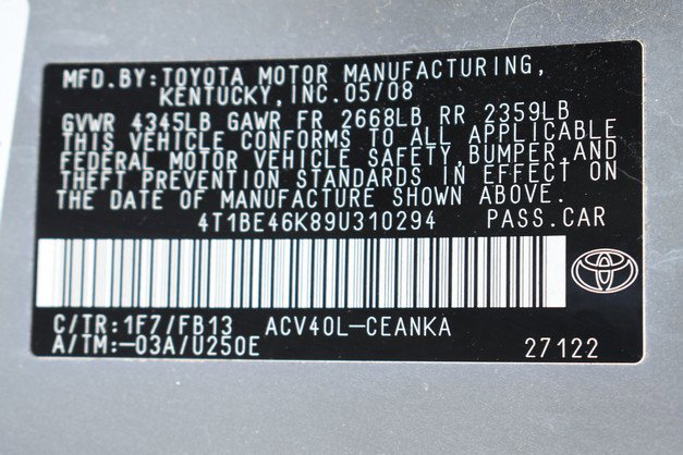 Used 2009 Toyota Camry LE FWD image 33