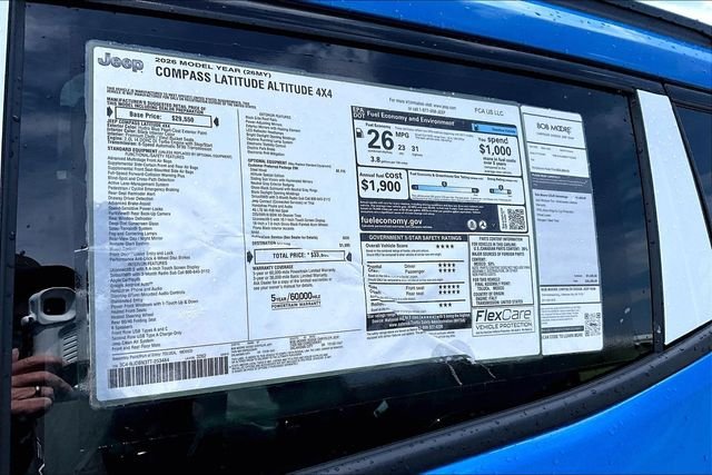 New 2026 Jeep Compass Latitude AWD/4WD image 13