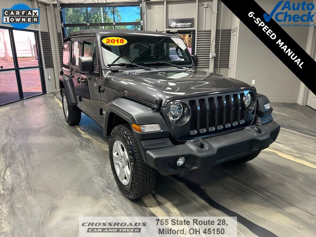 Used 2018 Jeep Wrangler Unlimited Sport S image 1