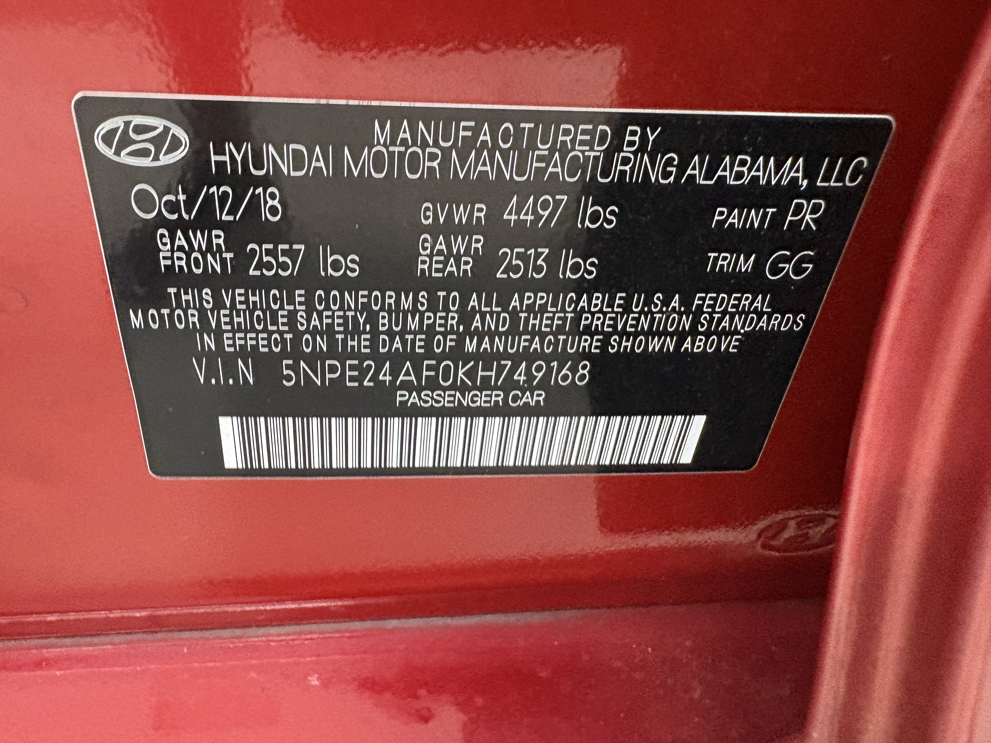 Used 2019 Hyundai Sonata SE FWD image 32