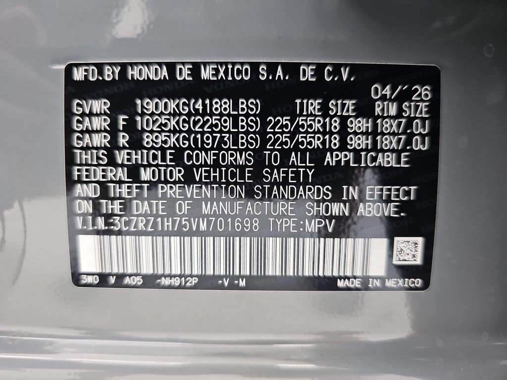 New 2027 Honda HR-V EX-L image 42