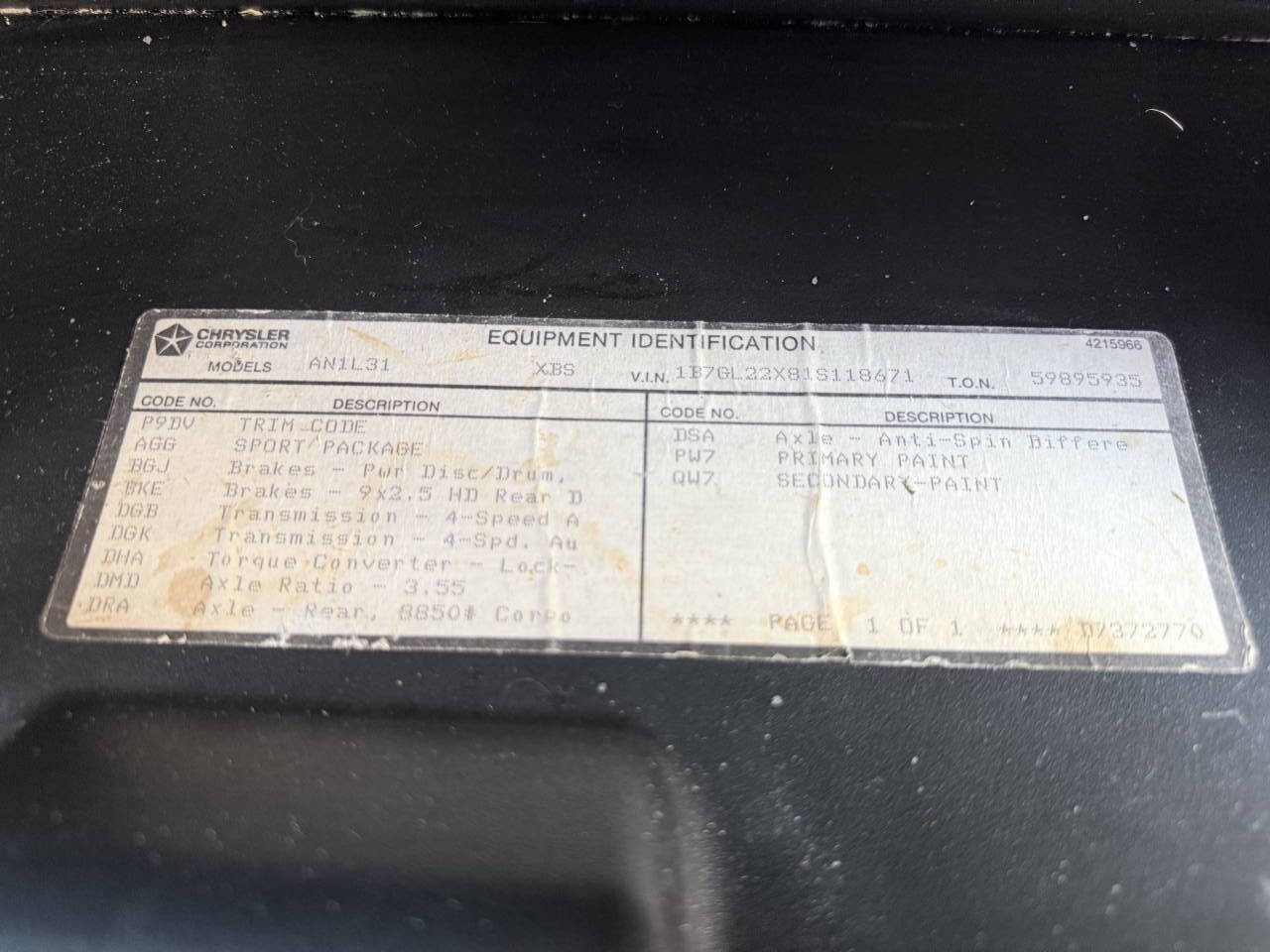 Used 2001 Dodge Dakota Sport image 20