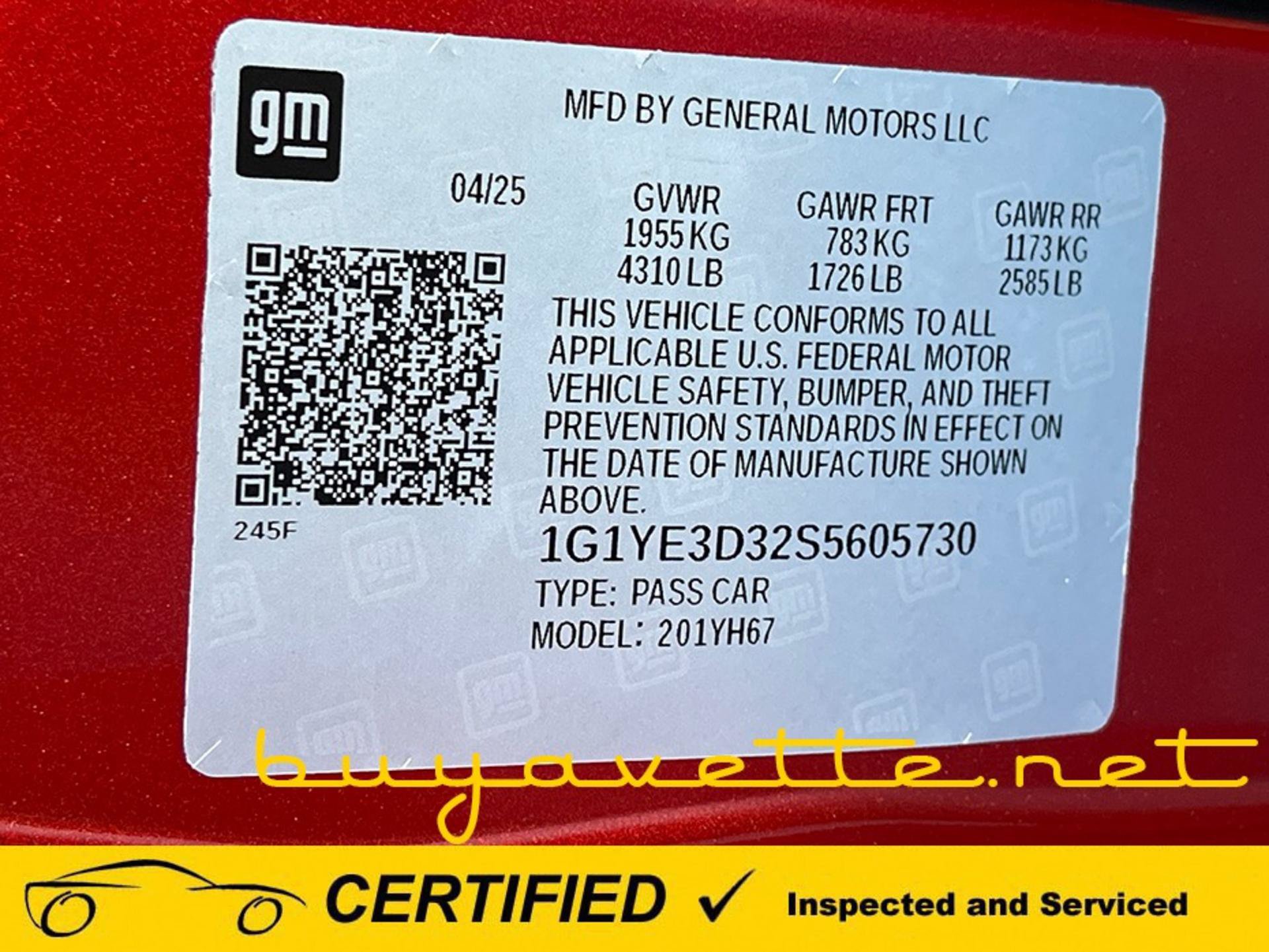 Used 2025 Chevrolet Corvette Z06 w/ Stealth Interior Trim Package RWD image 28