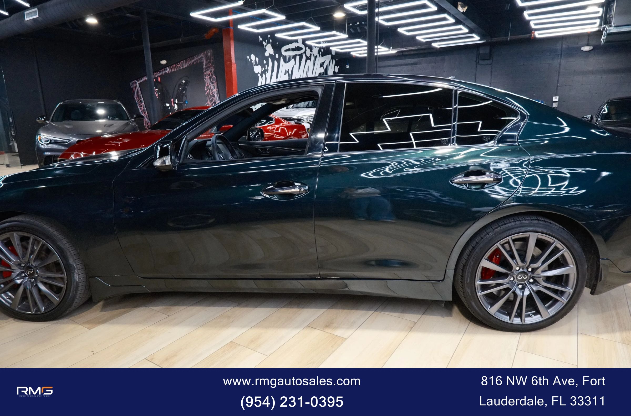 Used 2024 INFINITI Q50 Red Sport 400 w/ Black Opal Edition AWD/4WD image 11