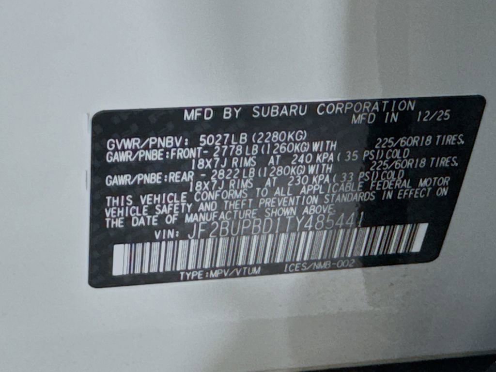 Certified 2026 Subaru Outback Premium AWD/4WD image 40