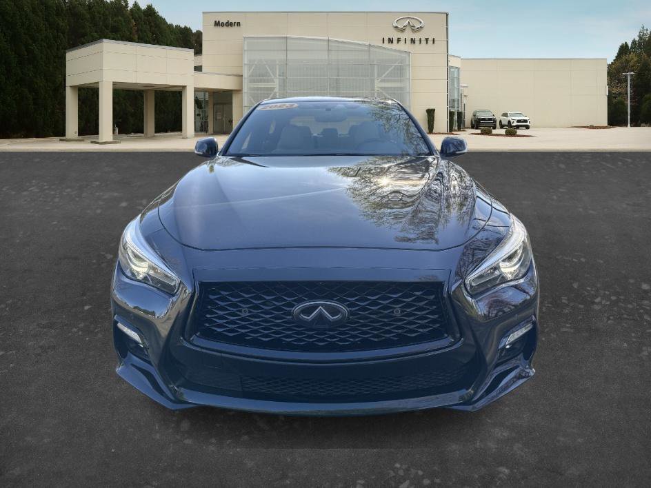 Used 2023 INFINITI Q50 Red Sport 400 w/ Black Opal Edition image 2