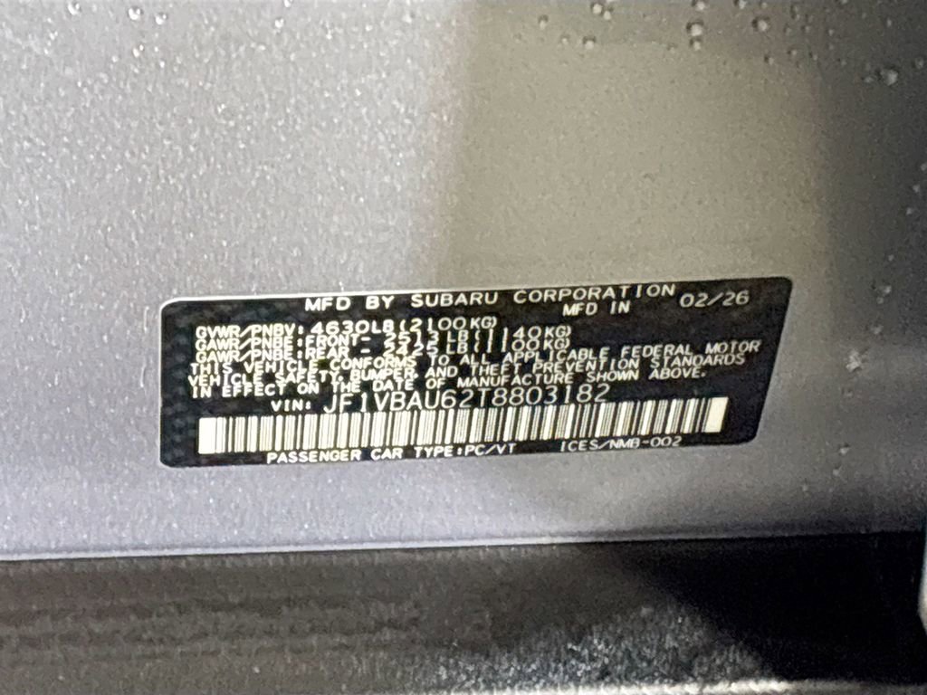New 2026 Subaru WRX GT AWD/4WD image 26