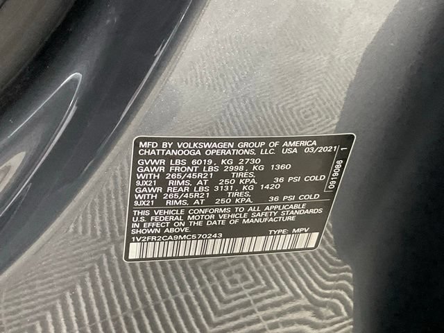 Used 2021 Volkswagen Atlas SEL Premium AWD/4WD image 28