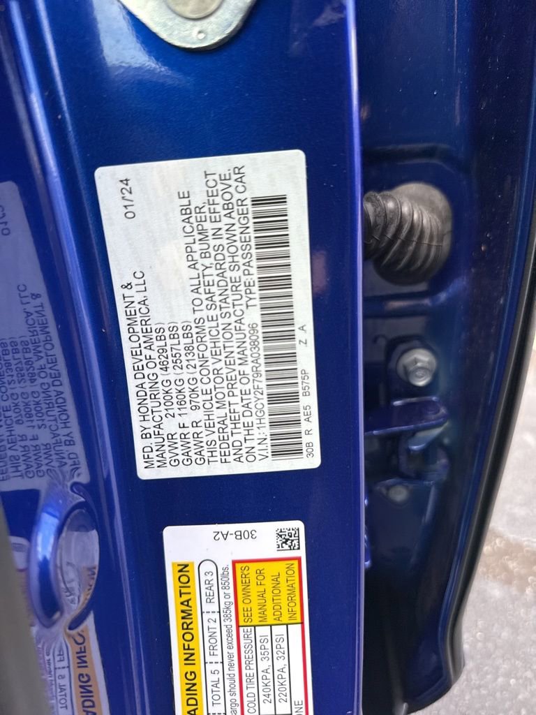 Certified 2024 Honda Accord Sport image 23