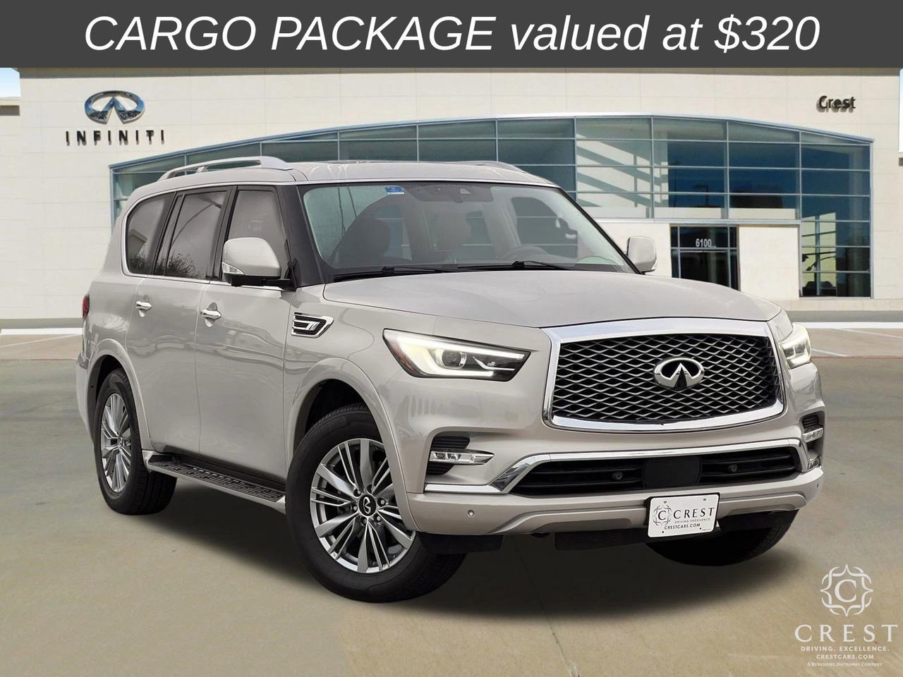 Used 2023 INFINITI QX80 Luxe w/ Cargo Package video 2