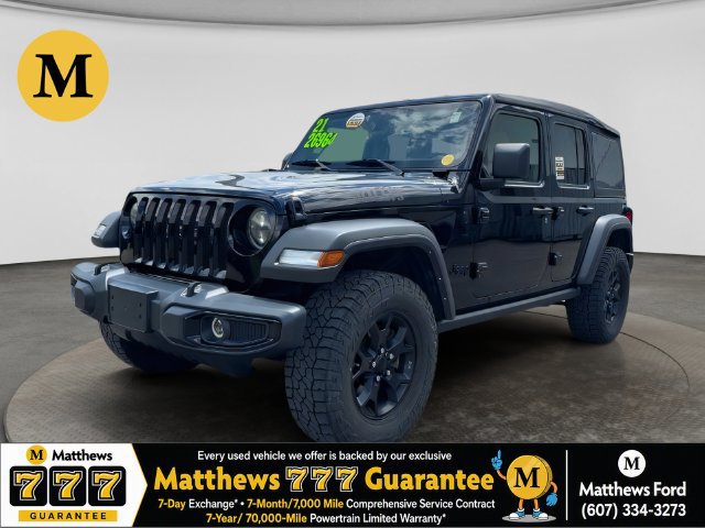 Used 2021 Jeep Wrangler Unlimited Sport