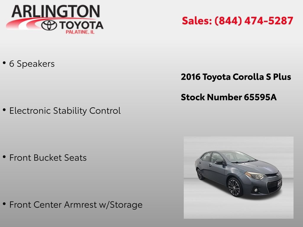 Used 2016 Toyota Corolla S FWD image 2