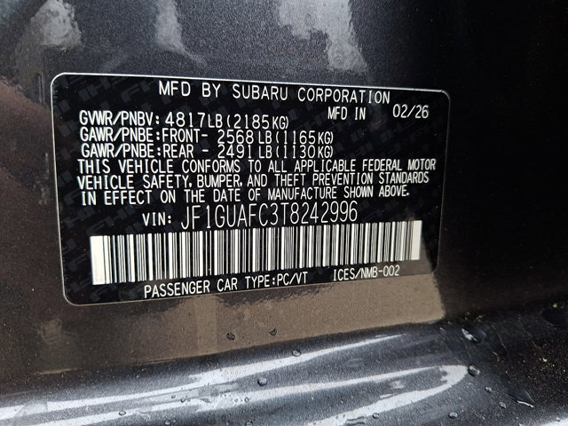 New 2026 Subaru Impreza 2.0i Sport image 14