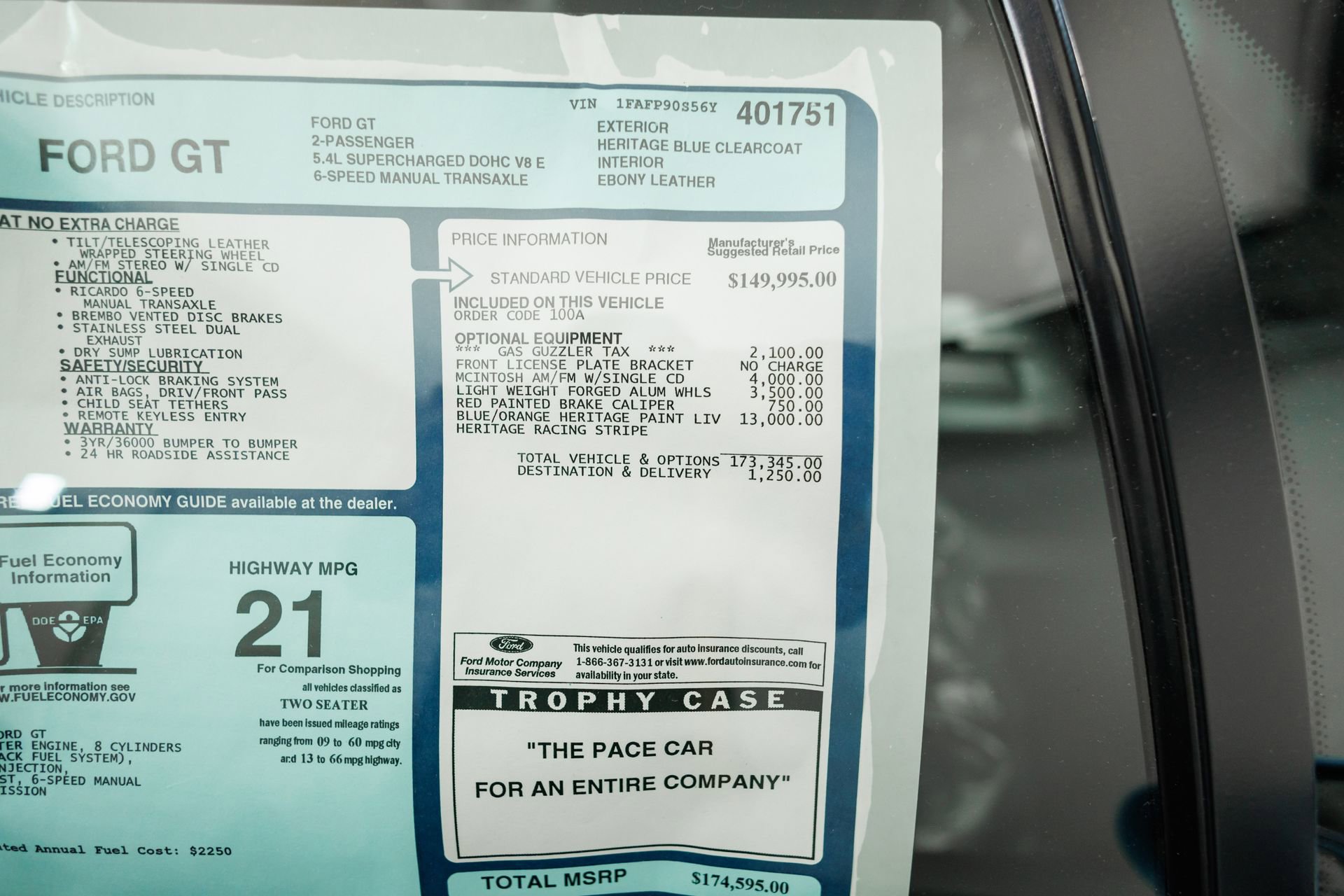 Used 2006 Ford GT RWD image 83