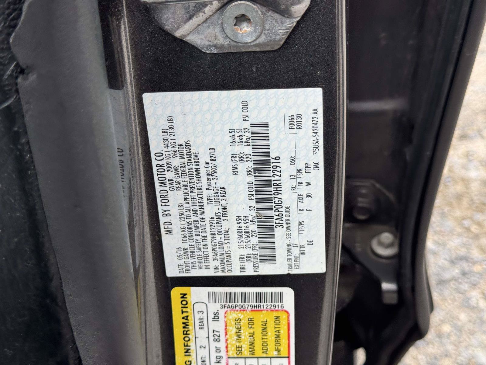 Used 2017 Ford Fusion S FWD image 30