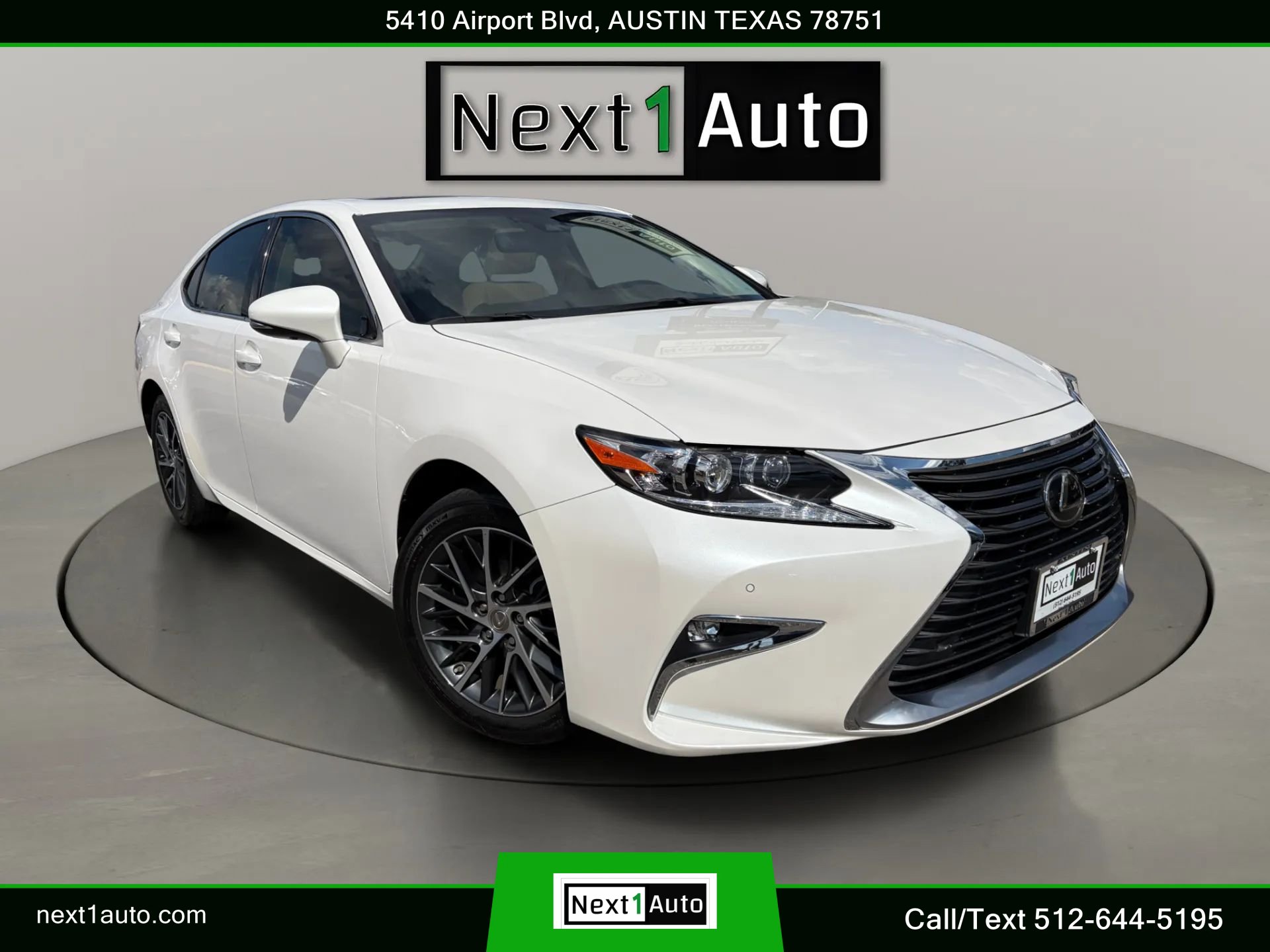Used 2018 Lexus ES 350 w/ Luxury Package w/Wood Trim FWD image 1