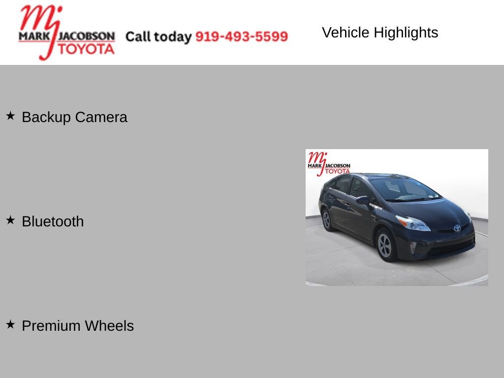 Used 2015 Toyota Prius Two FWD image 5