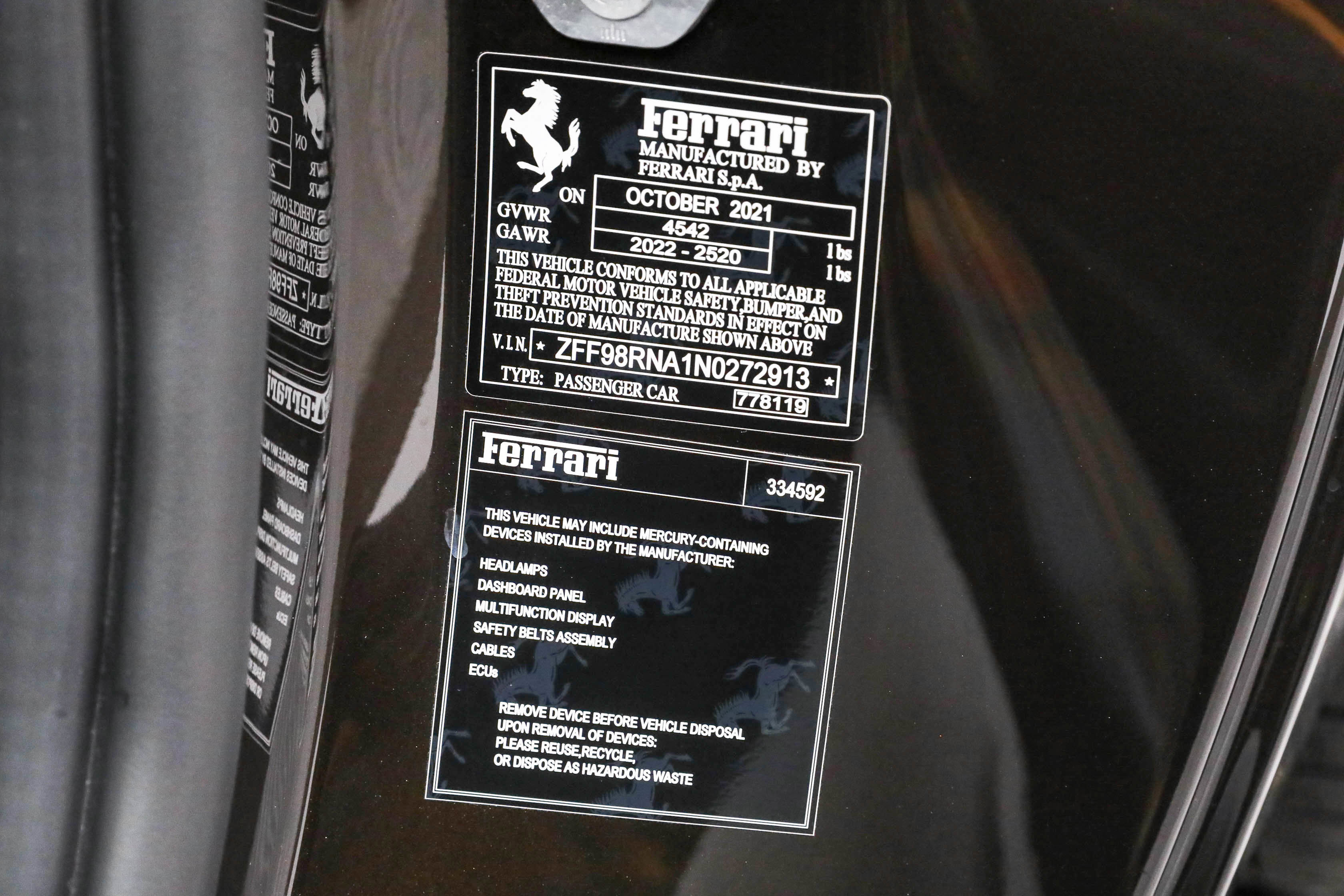 Certified 2022 Ferrari Roma image 35