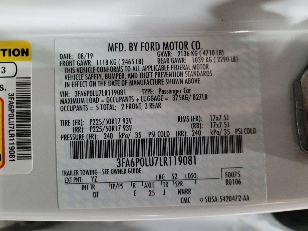 Used 2020 Ford Fusion SE FWD image 33
