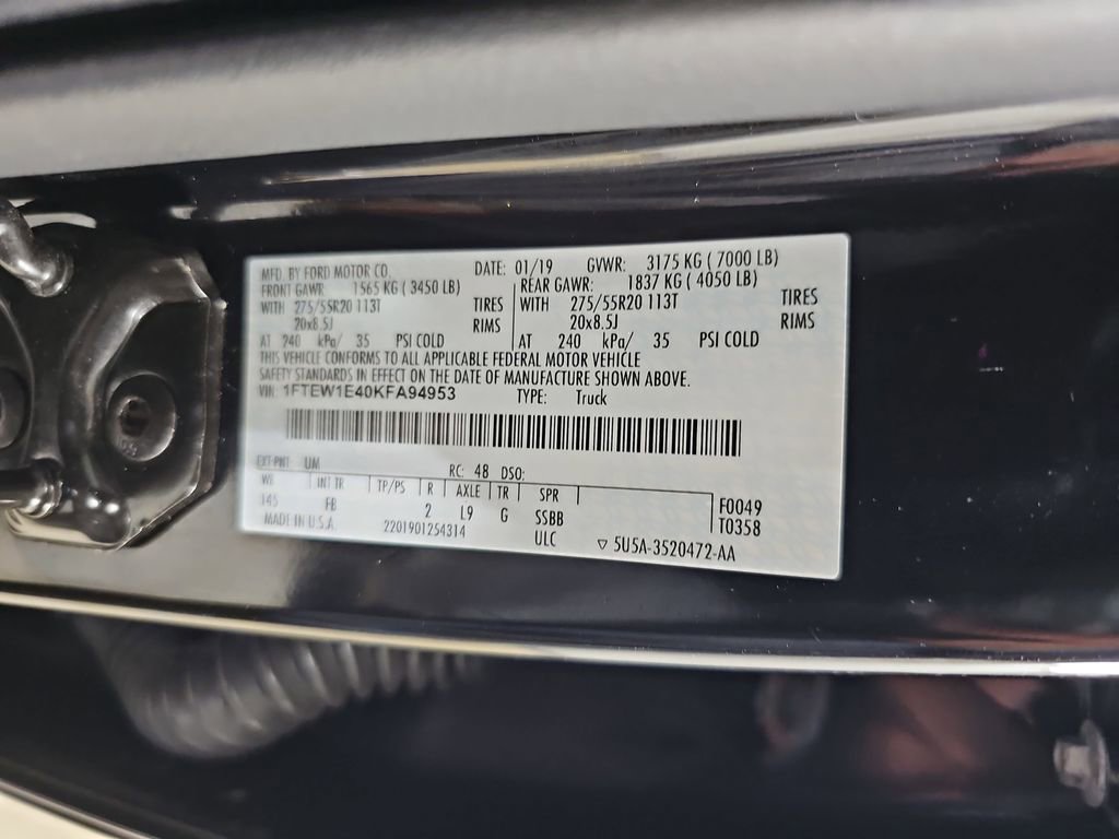 Used 2019 Ford F150 XLT w/ Equipment Group 302A Luxury AWD/4WD image 42