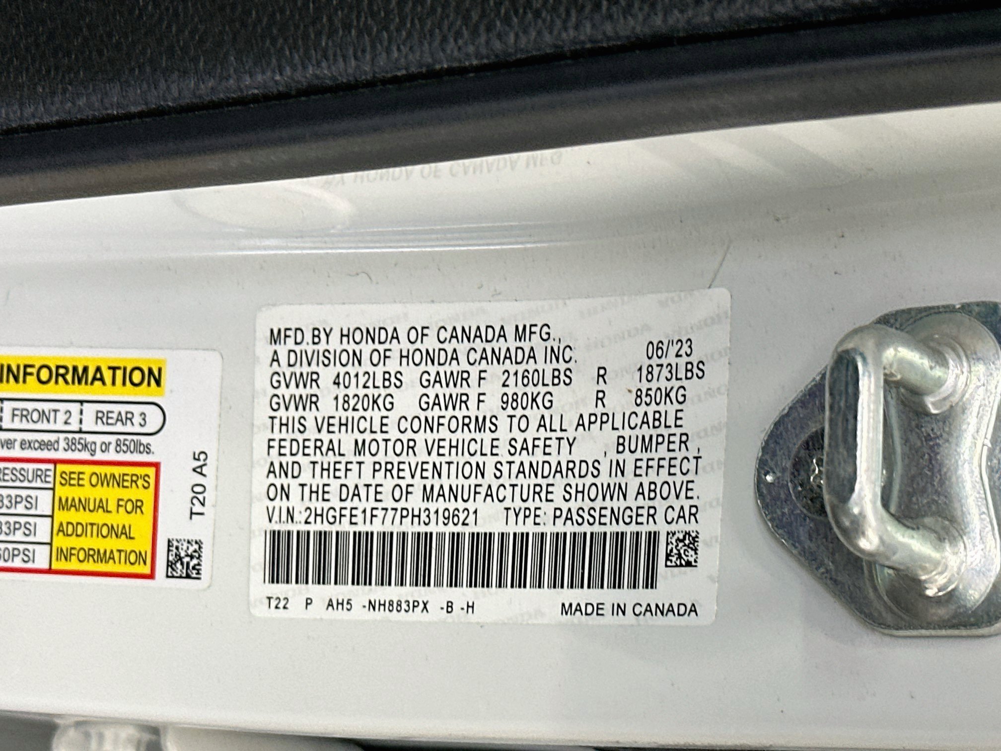 Used 2023 Honda Civic EX image 12