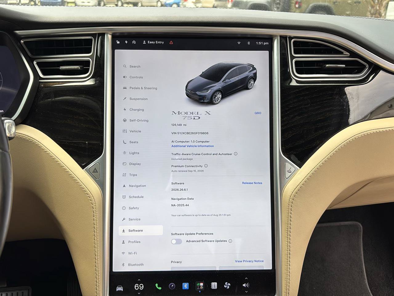 Used 2016 Tesla Model X 75D AWD/4WD image 20