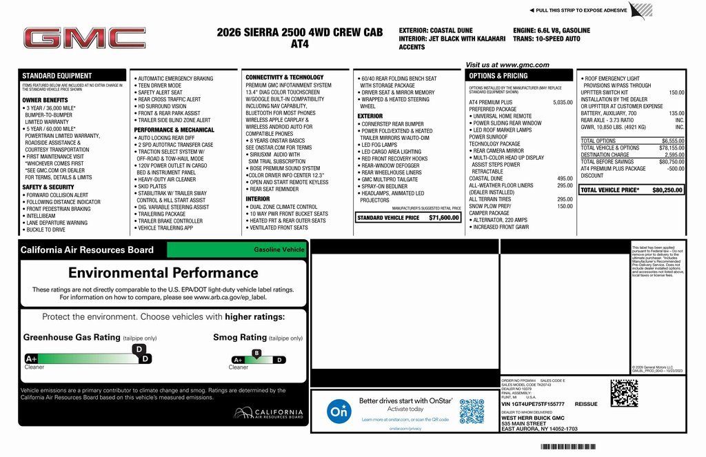 New 2026 GMC Sierra 2500 AT4 w/ AT4 Premium Plus Package image 4