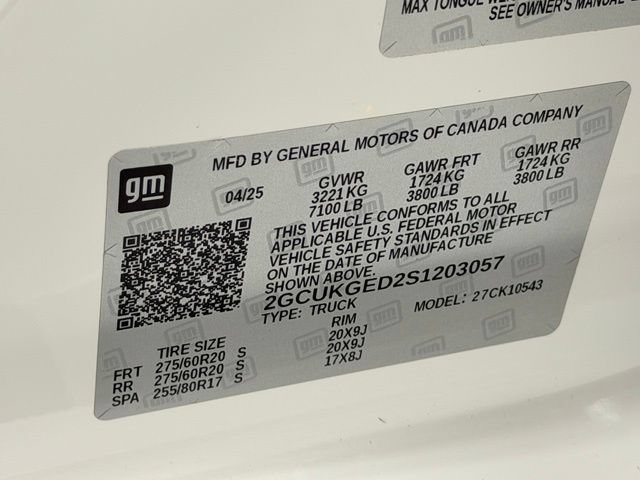 Certified 2025 Chevrolet Silverado 1500 LTZ AWD/4WD image 20