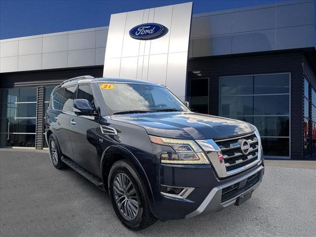 Used 2021 Nissan Armada SL w/ Captain's Chairs Package