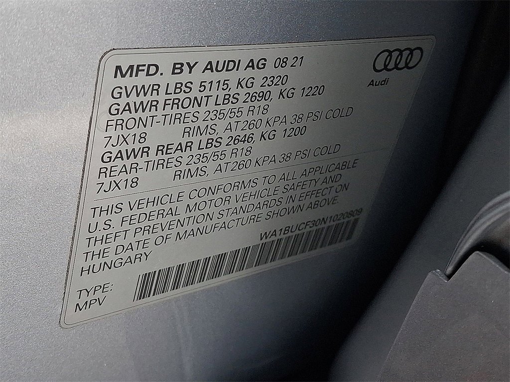 Used 2022 Audi Q3 2.0T Premium Plus w/ Premium Plus Package image 20