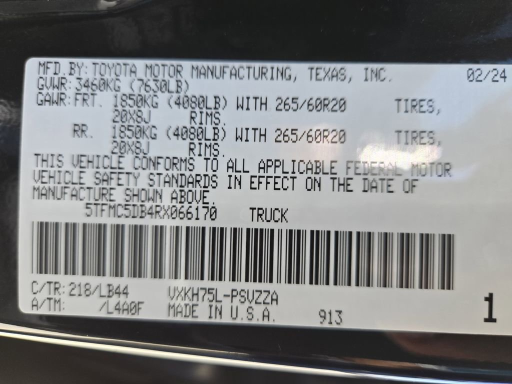 Used 2024 Toyota Tundra 1794 Edition image 36