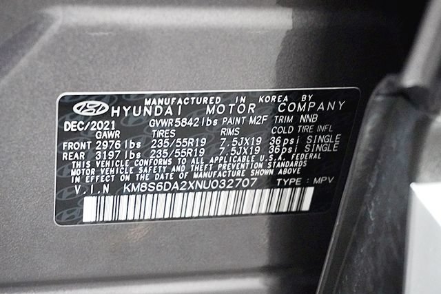 Certified 2022 Hyundai Santa Fe SEL Convenience AWD/4WD image 35