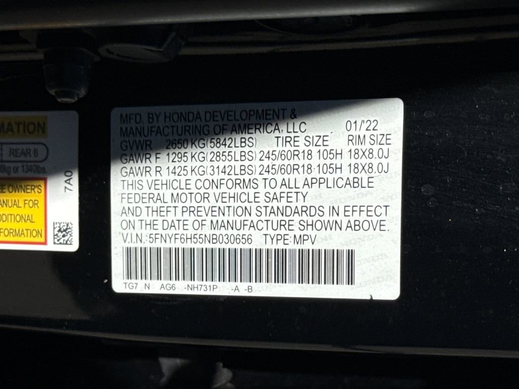 Used 2022 Honda Pilot EX-L image 30