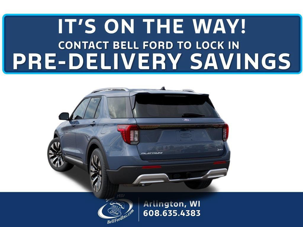 New 2027 Ford Explorer Platinum w/ LUX Leather Package AWD/4WD image 4