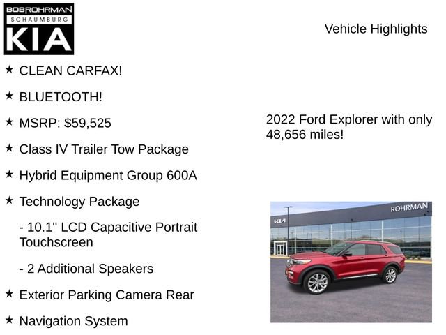Used 2022 Ford Explorer Platinum w/ Technology Package AWD/4WD image 8