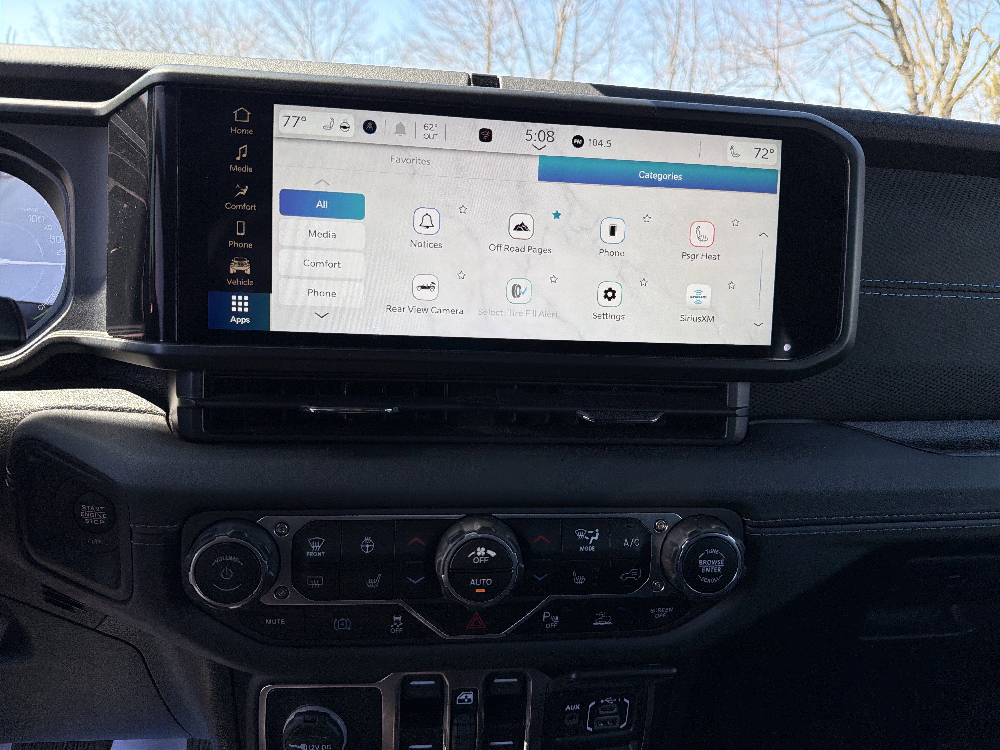 Certified 2025 Jeep Wrangler Unlimited Rubicon 4xe w/ Safety Group image 26