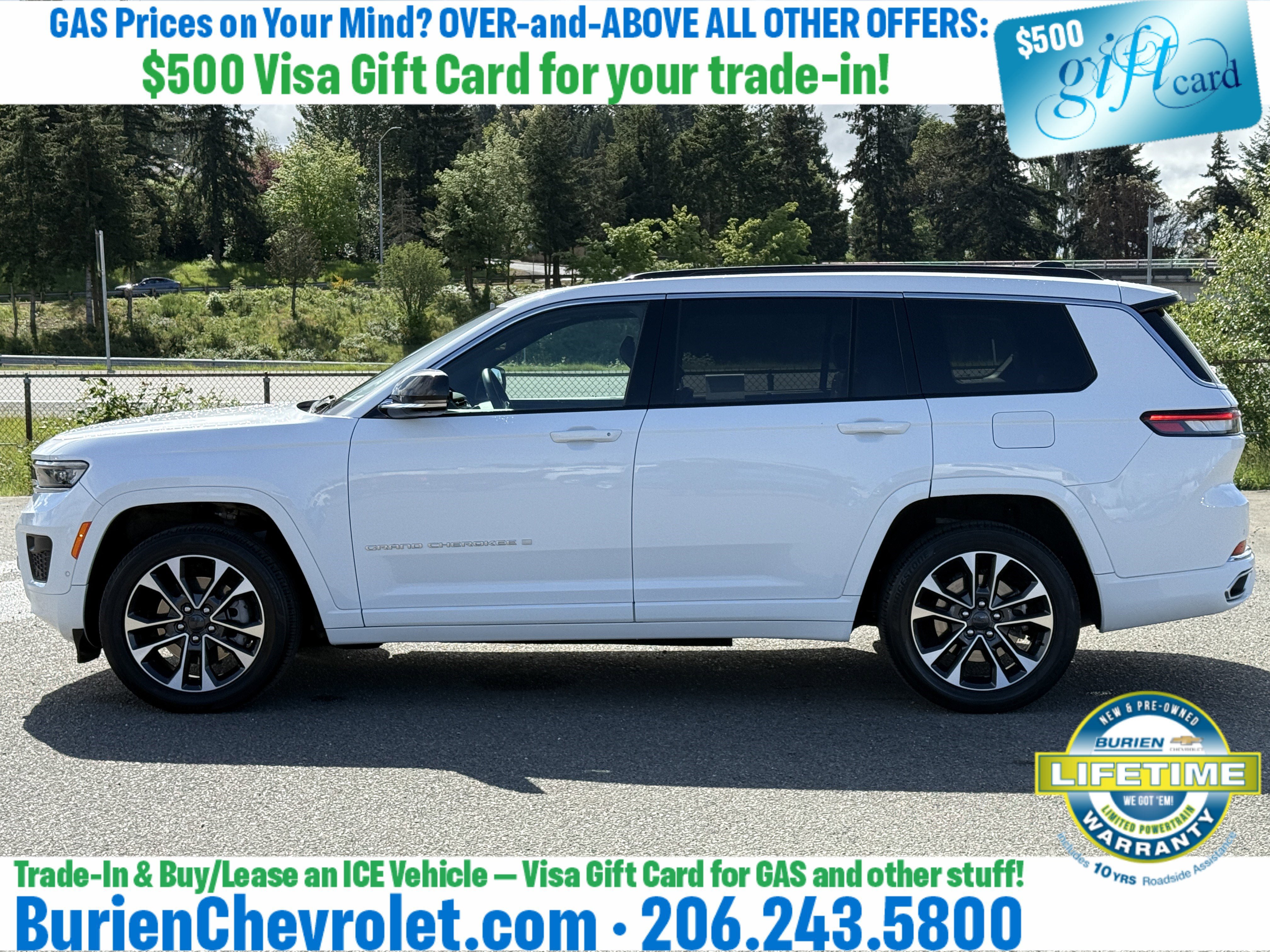 Used 2024 Jeep Grand Cherokee L Overland w/ Advanced Protech Group III AWD/4WD image 2