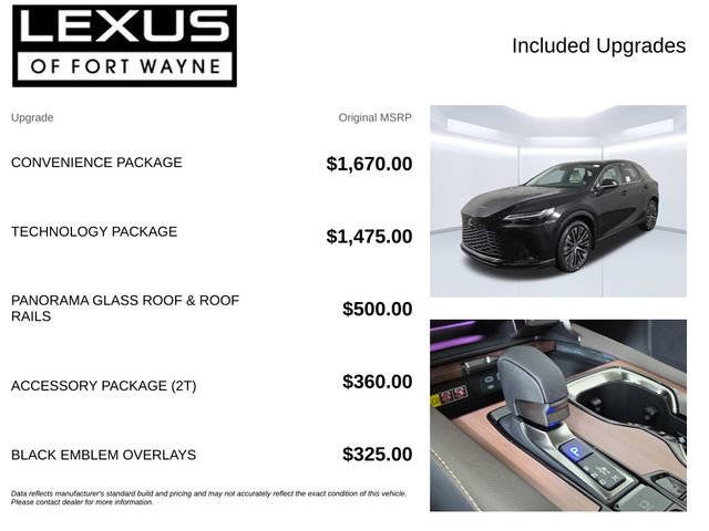 New 2026 Lexus RX 350 Premium Plus w/ Convenience Package AWD/4WD image 4