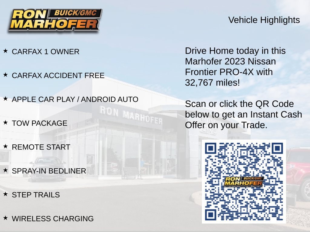 Used 2023 Nissan Frontier PRO-4X w/ Pro Convenience Package AWD/4WD image 15