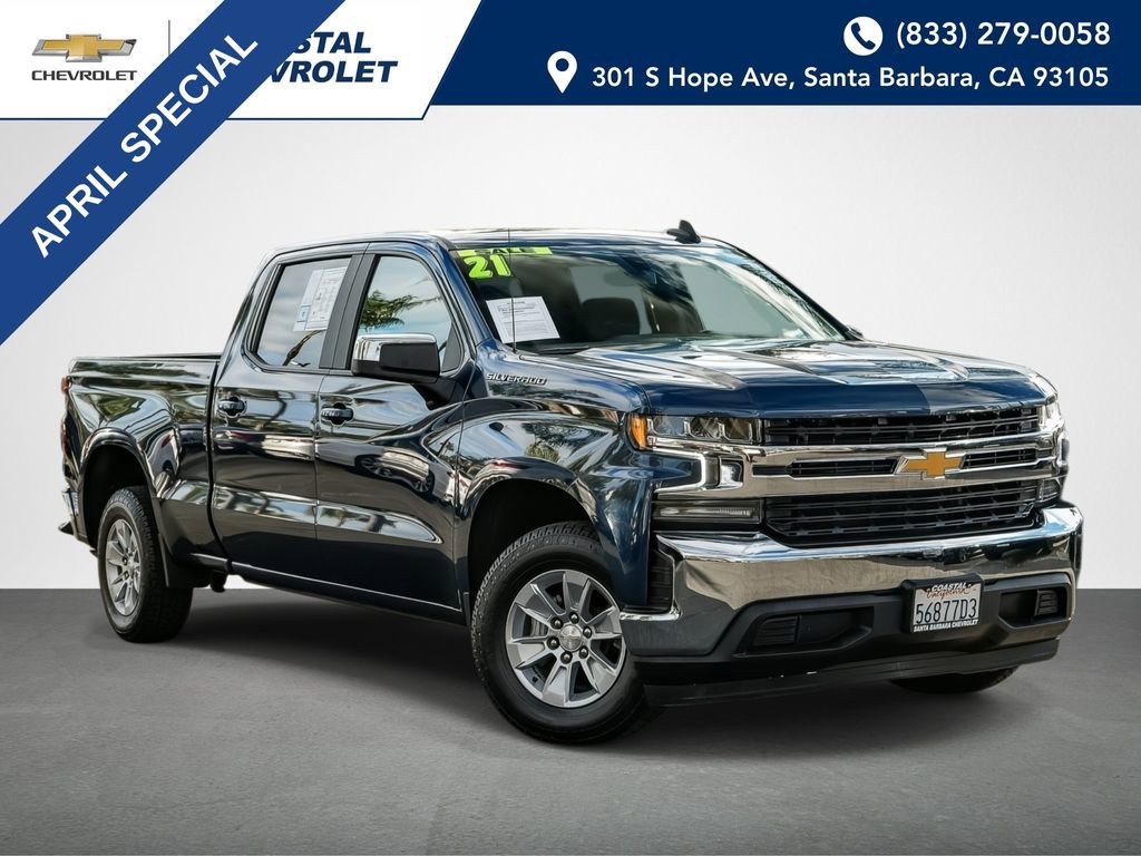Used 2021 Chevrolet Silverado 1500 LT w/ Bed Protection Package image 1