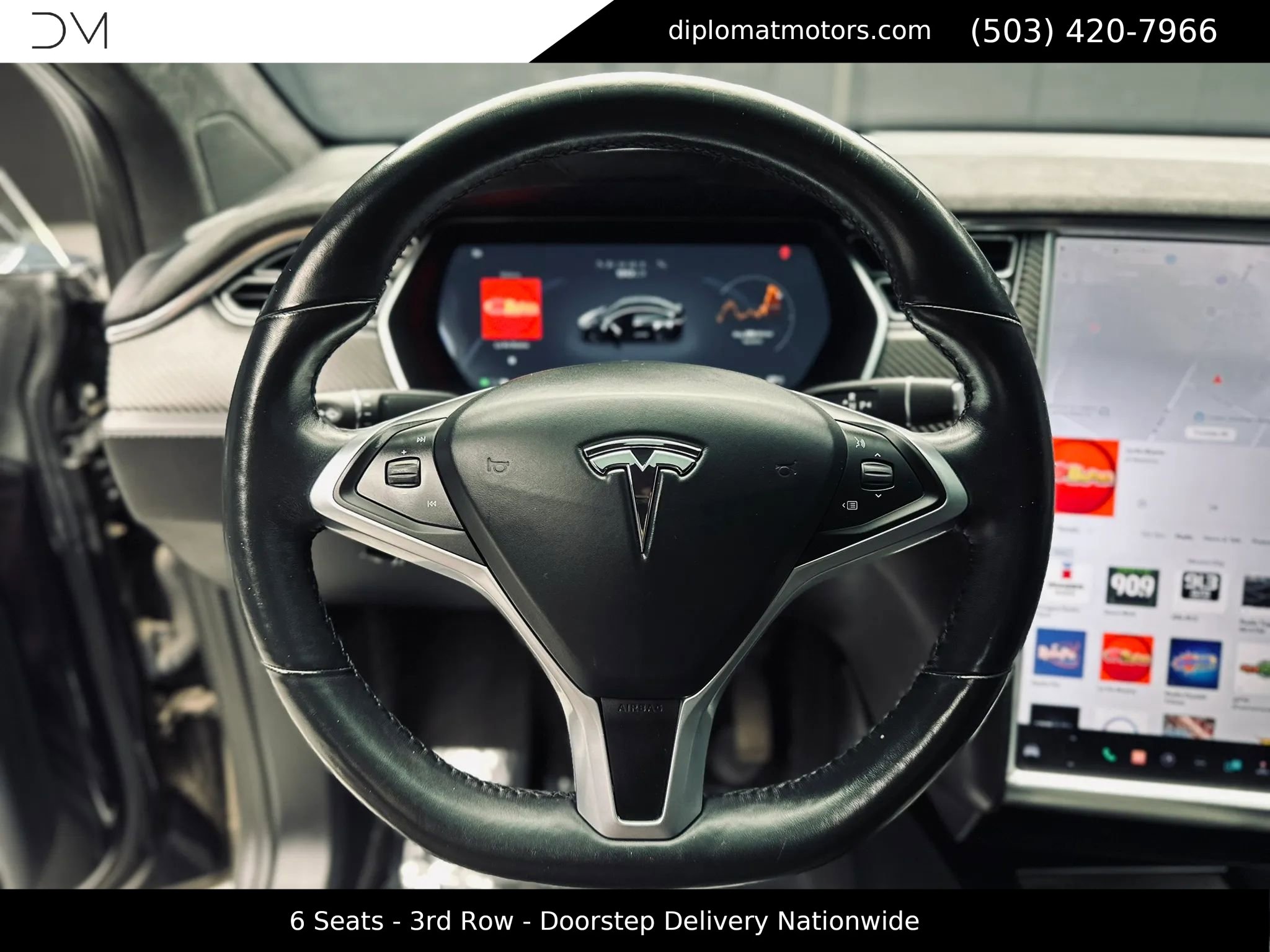 Used 2017 Tesla Model X 90D AWD/4WD image 32