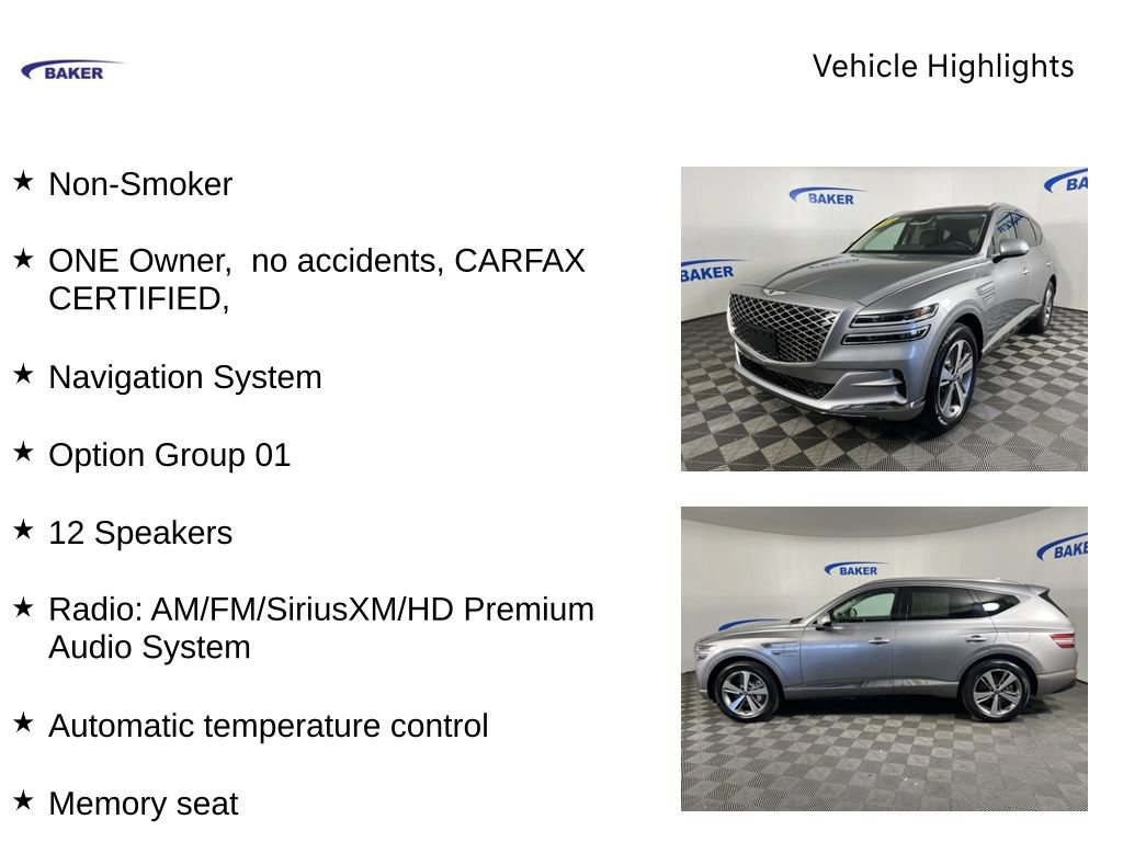 Used 2021 Genesis GV80 3.5T AWD/4WD image 4