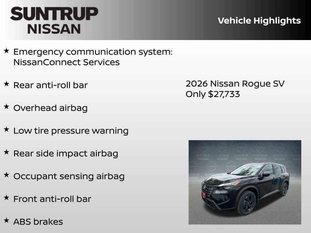 New 2026 Nissan Rogue SV image 16