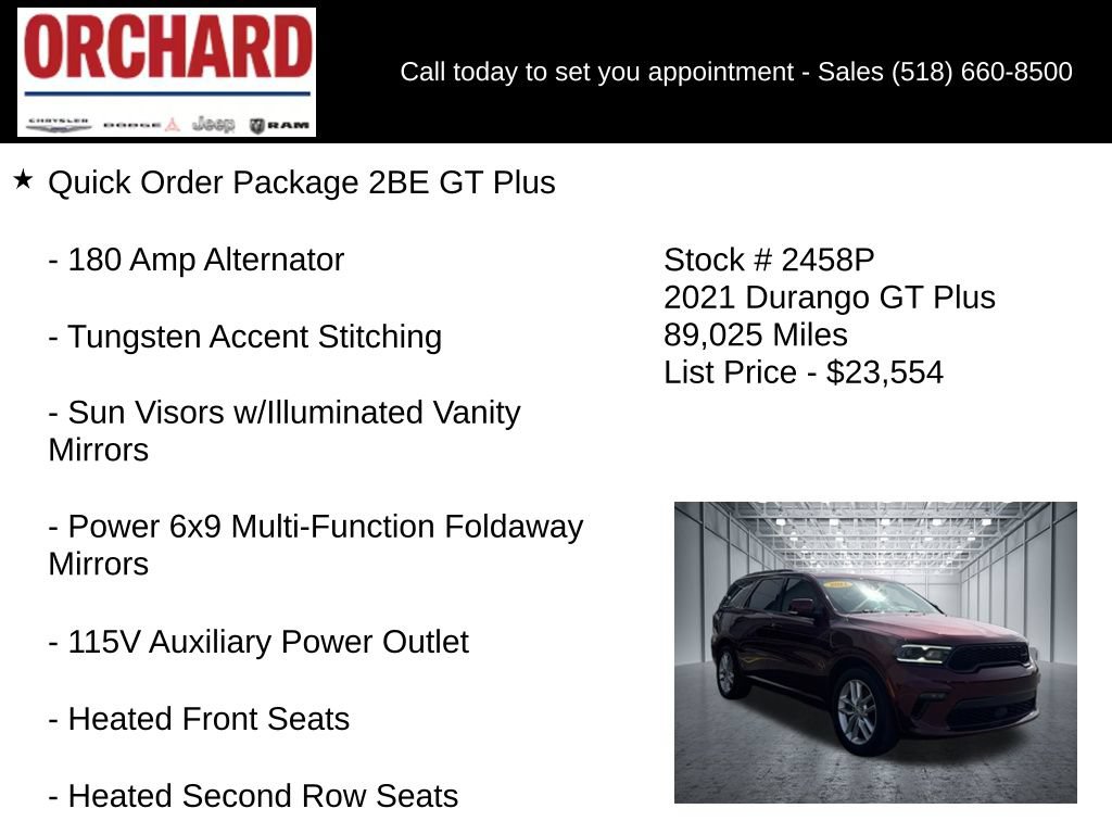 Used 2021 Dodge Durango GT RWD image 5
