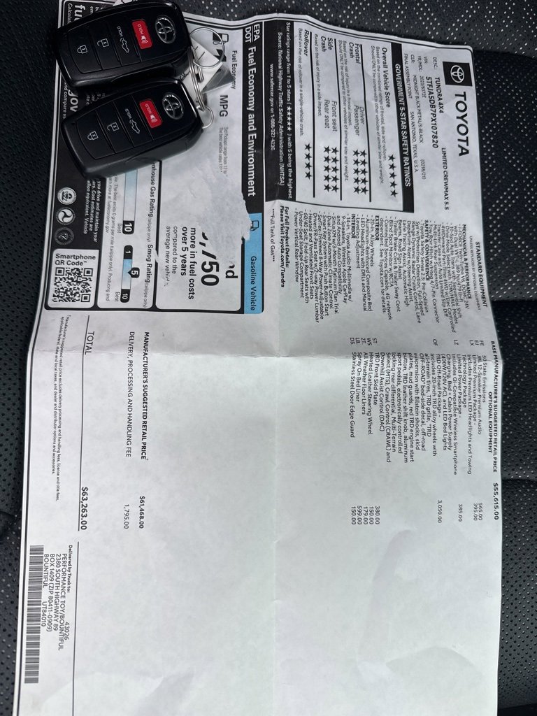 Used 2023 Toyota Tundra Limited w/ TRD Off-Road Package image 21